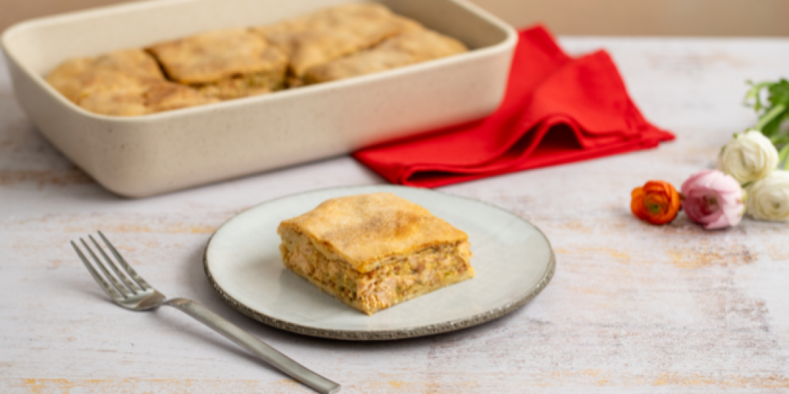 Κοτόπιτα με σπιτικό φύλλο