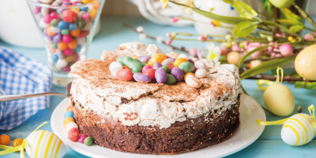 Σοκολατόπιτα με μαρέγκα