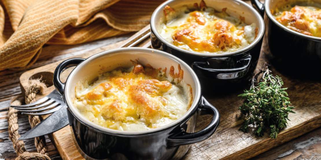 Σουφλεδάκια με κοφτό μακαρονάκι, μανιτάρια και κοτόπουλο 