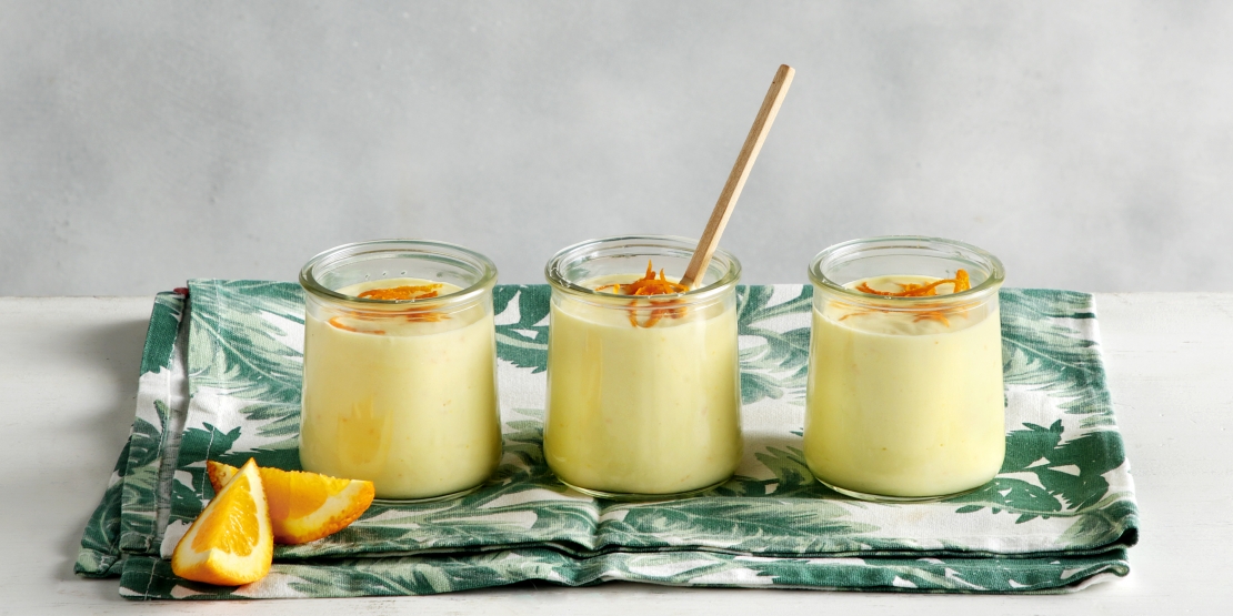Mousse πορτοκάλι με γιαούρτι