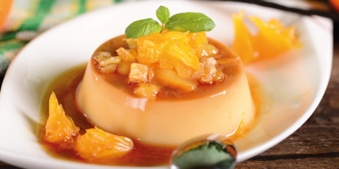 Κρέμα καραμελέ με πορτοκάλι